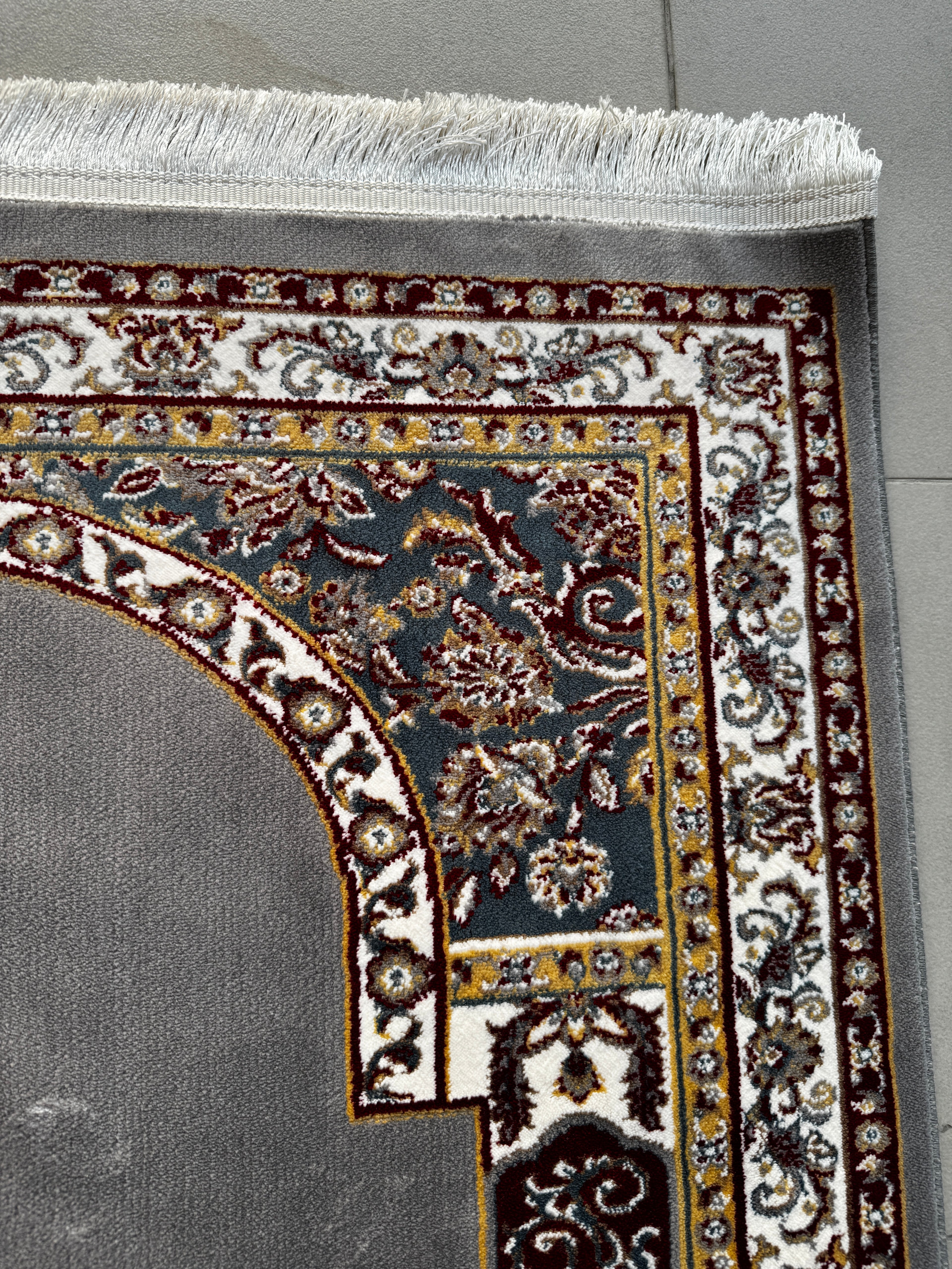 Luxury Woven Acrylic Prayer Rug – Mihrab Design, (70×110 cm)