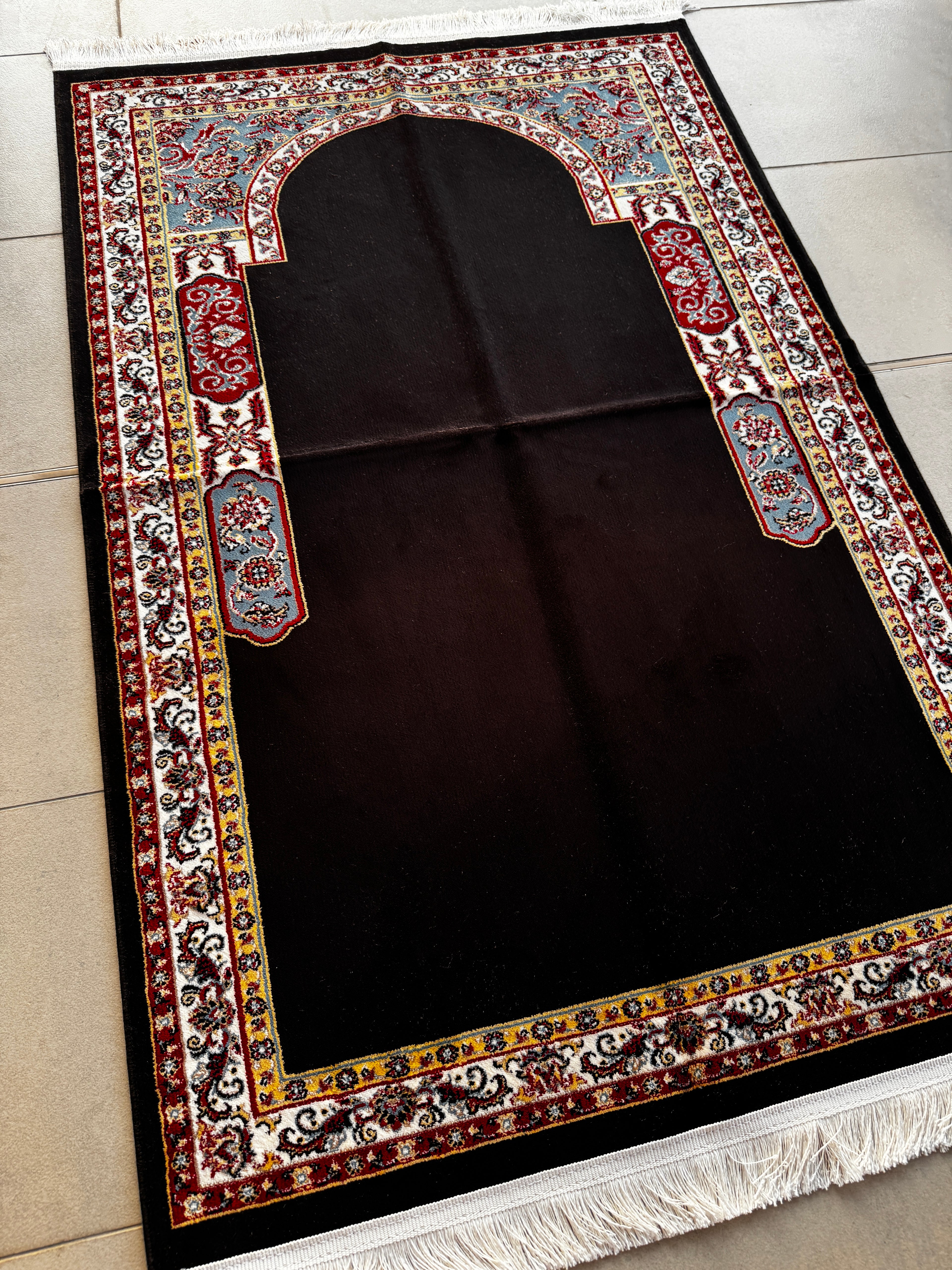 Luxury Woven Acrylic Prayer Rug – Mihrab Design, (70×110 cm)