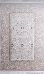 Luxury Woven Prayer Rug – 80 x 120 cm | Acrylic & Natural Yarn Blend | Soft, Elegant